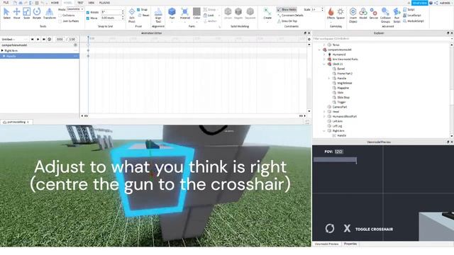 [FE GUN KIT] Roblox Studio Aiming Tutorial (No blender) смотреть онлайн
