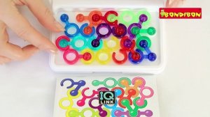 Логические игры-головоломки BONDIBON SmartGames - IQ Элемент и IQ Колечки