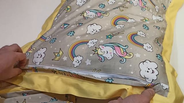 Комплек из Турецкого Ранфорса сшитый нами на заказ по размерам заказчика готов. смотреть онлайн