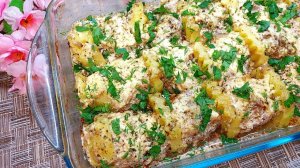 Быстрый и вкусный ужин! Картофель с фаршем в духовке на ужин. Картофельная запеканка
