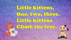 Маленькие котята. Стишок на английском языке.// #УчуАнглийский