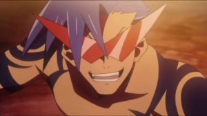 Живём только один раз поэтому я не собираюсь бежать чтобы потом жалеть. Цитата Камины. Гуррен Лаган