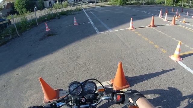 Третье занятие в мотошколе