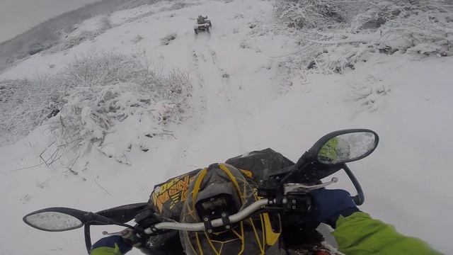 With worn tires in the snow?!?? Can-Am Renegade, Outlander, CfMoto power?❄️Off-Road Cetariu смотреть онлайн