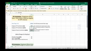 PF and ESI Calculation Excel Sheet 2021 | Calculate How Much PF & ESI You Are Contributing