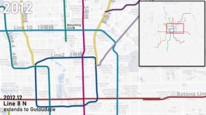 Evolution of the Beijing Subway 1971-2020 (animation)