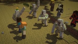 Bees Fight: DELETED SCENES - Alex and Steve Life (Minecraft Animation)