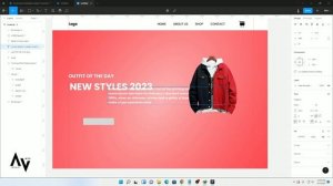 Jacket Ecommerce Website Design in Figma II Figma Tutorial