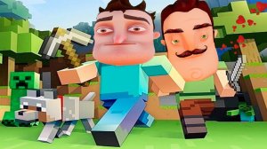 ШИППЕРЫ БУДУТ ДОВОЛЬНЫ!ПРИВЕТ СОСЕД В МАЙНКРАФТЕ!ИГРА MINECRAFT 1.16.4 ВЫЖИВАНИЕ!ШОУ ХРИПЛЫХ!ПРИКОЛЫ