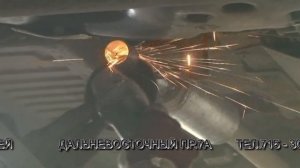 Автомобиль  RENAULT LOGAN. Замена резонатора на RENAULT LOGAN.