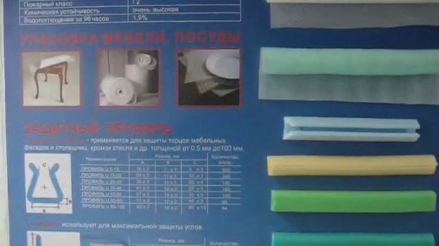 упаковка из вспененного полиэтилена.avi