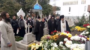 Панихида в день погребения схиигумена Амфилохия Одесского