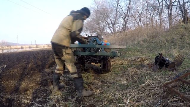 Культивация и Нарезка гребней для Картофеля