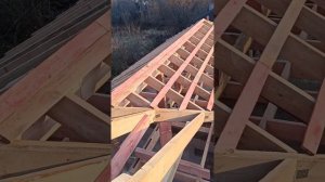 вальмовая крыша стропильная часть