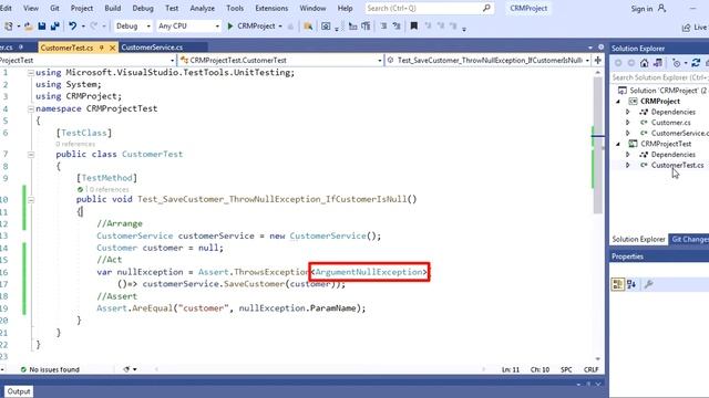 Test exceptions by using Assert Exceptions: Unit Testing C# .NET 5 Visual Studio 2019 Part 2.2 смотреть онлайн