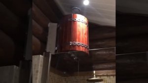 Помывочная зона в рубленной бане