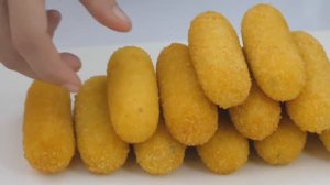 Рецепт картофельного крокета с сыром моцарелла