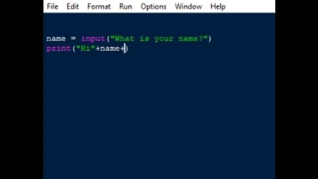 Python User Inputs & Variables #3