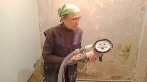 Очистка краски с бетона. Тишина, и прочее...Ремонт в панельке.
