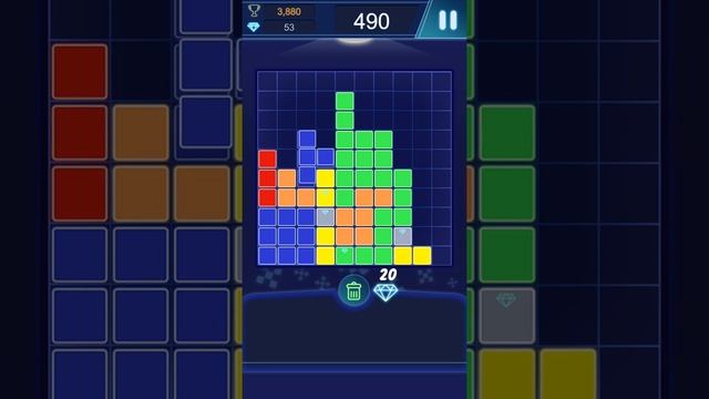 Block Puzzle Classic Glow