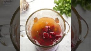 Суп-пюре с тыквой свежей свеклой и рисом