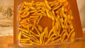 Новый способ сушки персика Персиковая курага