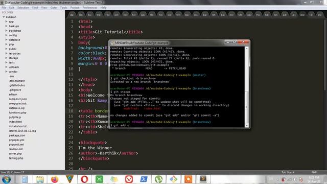 Simple Git Workflow Tutorial with ENG Subtitle | Git Tutorial for beginners