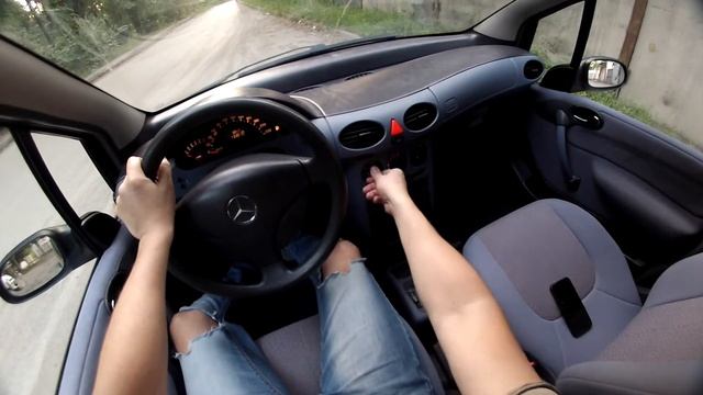 2001 Mercedes A class W168 (1.6 AT) POV Test Drive смотреть онлайн