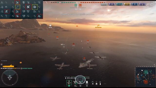 Авианосец Graf Zeppelin-самый сильный корабль на 8 уровне! Обзор. World of Warships