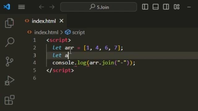 ? #5: Join() Array Method In JavaScript ??