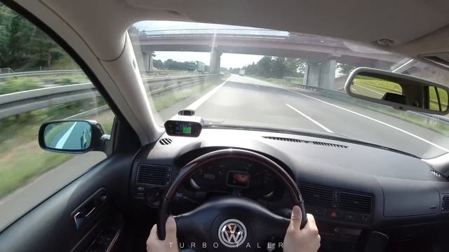 VW Golf 4 GTI 1.8T 20V (224PS) | POV test drive смотреть онлайн