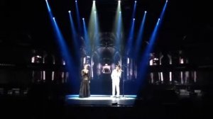 Әмірмен бірге музыкалық нөмірімізді тапсыру.
Сдача нашего музыкального номера с Амиром.