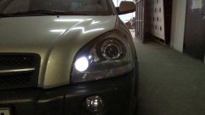 Hyundai Tucson I + BI LED + HPL Crosfire +HPL sunlicht +OSRAM F1