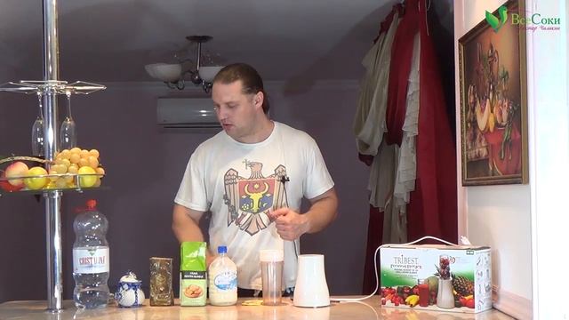Веган-блинчики в Персональном мини-блендере Tribest