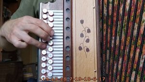 "То не ветер ветку клонит...".Вариация с переборами(разбор на гармони)