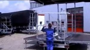 Легковой прицеп трансформер сцена малая