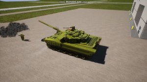 Стабилизатор орудия сошёл с ума у Т-90 | Brick Rigs