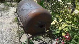 BBQ (мангал) из водонагревателя