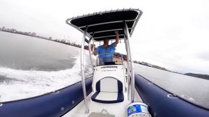 Lowrance HDS-9 Gen3 with Lowrance Auto Pilot.