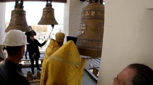 Первые звоны храма в честь Св.мч. цесаревича Алексия г.Свободный Амурская обл.