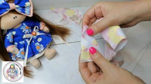 Как сшить платье для интерьерной куклы. Осенний образ - УРОК №1