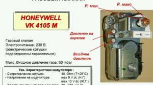 Настройка клапана газового котла