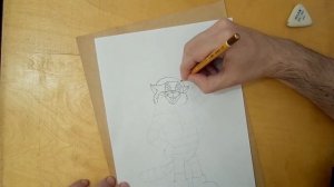 Как нарисовать Матроскина / Как нарисовать кота из Простоквашино
