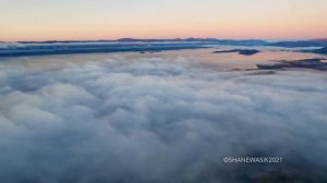 Fog, Moonrise & Sunset over Oban Bay!