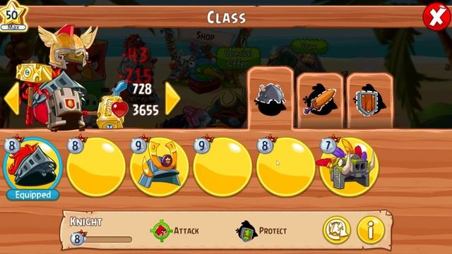 Angry Birds Epic - New Easter Class Unlocked For Red Bird The Wizard Boss Battle! смотреть онлайн