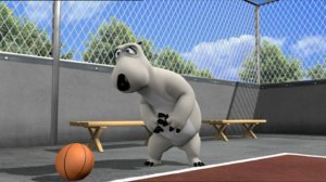 Медведь Бернард и баскетбол