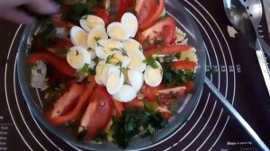 ТЕПЛЫЙ САЛАТ '"НАСТРОЕНИЕ"  WARM SALAD"  " SPIRITS"