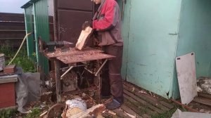Винтовой Дровокол Своими руками из подручных материалов