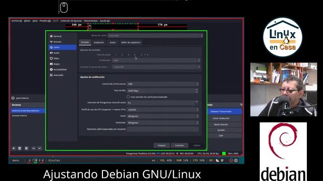 Configuración de OBS Studio en Linux Debian 12 - Bookworm смотреть онлайн