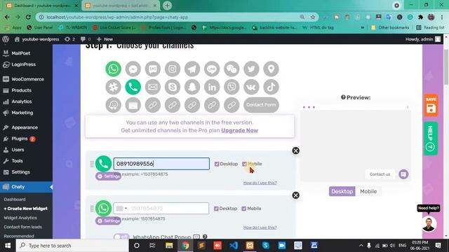 WordPress live chat plugin free | best free live chat plugin for WordPress -  Floating Chat Widget